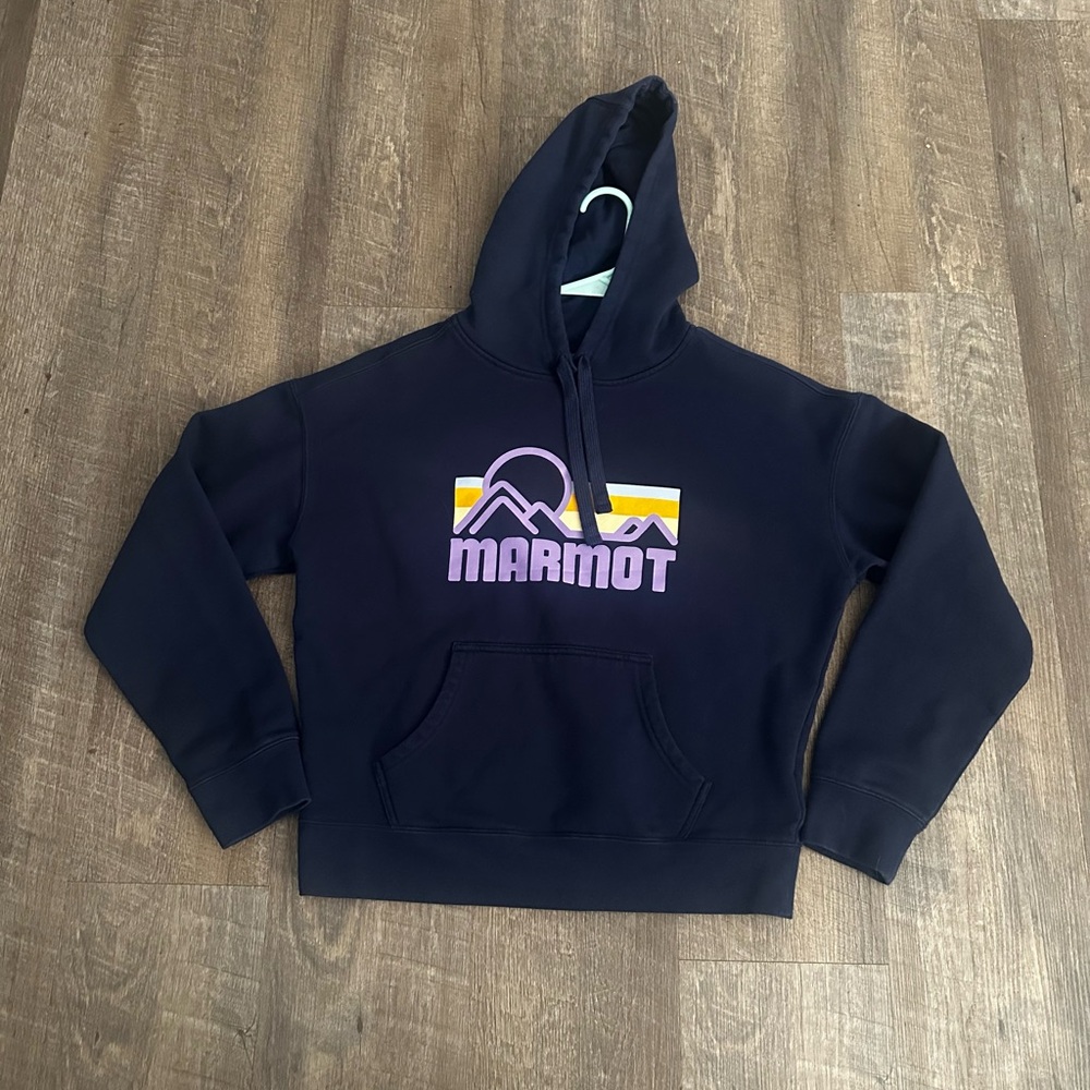 Kids Marmot Navy Blue Hoodie